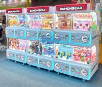 WANGERBAO Machine de jeu d'arcade professionnelle personnalisable à 4 compartiments, distributeur de jouets en capsules Gachapon Gacha à monnayeur pour le divertissement