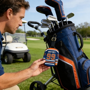 Etiqueta Metálica Vintage para Bolsa <span class=keywords><strong>de</strong></span> <span class=keywords><strong>Golf</strong></span>, Nueva, Personalizada, <span class=keywords><strong>de</strong></span> Buena Calidad - Product Image 1