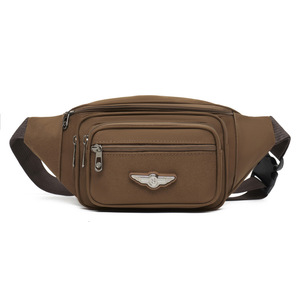 Sac de poitrine OEM pour homme, étanche, tendance, avec fermeture éclair, en toile, grande capacité, design durable, sac banane - Product Image 4