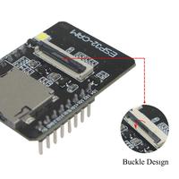 Kamera ESP32-CAM WiFi + Modul Gigi Biru PSRAM 4M Dual-Core 32-Bit Papan Pengembangan CPU dengan OV2640 2MP Modul Kamera Mendukung