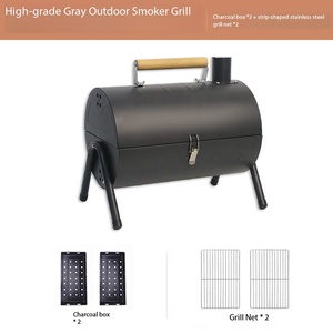 Griglia per Barbecue da Esterno, Griglia per Campeggio, Griglia per Carne con Camino, Griglia Senza Fumo per Casa, Griglia a Carbone in Acciaio - Product Image 6
