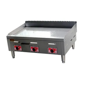 Griddle de gás de alta qualidade, equipamento de coleta de alta qualidade, griddle top, gás comercial e griddle, venda quente