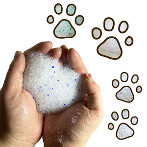 Litière pour <span class=keywords><strong>chat</strong></span> en gel de <span class=keywords><strong>silice</strong></span> écologique, absorbante, en cristal, avec des caractéristiques premium - Product Image 1