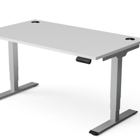 Bureau debout mural moderne extensible et convertible à double moteur, réglable en hauteur sur 3 niveaux, avec cadre en acier inoxydable, pour chambre à coucher