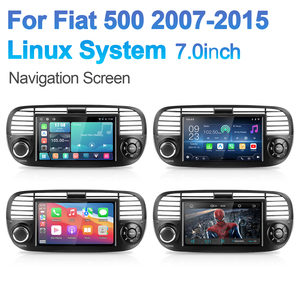 Navihua per <span class=keywords><strong>Fiat</strong></span> <span class=keywords><strong>500</strong></span> 2007-2015, Aggiornamento <span class=keywords><strong>Auto</strong></span> con Schermo Touch IPS da 7 Pollici, Sistema Linux, Radio <span class=keywords><strong>Auto</strong></span> con Carplay Wireless e Android <span class=keywords><strong>Auto</strong></span> Stereo - Product Image 2