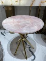 Dalles d'agate rose naturelle personnalisées, îlots de cuisine rétroéclairés, éviers en marbre et vanités Panneau mural Carreaux de sol Carrelage Panneau de dalle