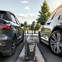 Chargeur de batterie de voiture industriel automatique 12-24V, générateur, garantie 1 an, connexion par prise, contrôlé par microprocesseur, 250A