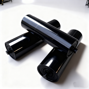 Rulli di supporto in acciaio Q235 per nastri trasportatori/Rulli idraulici per segherie a nastro - Product Image 1