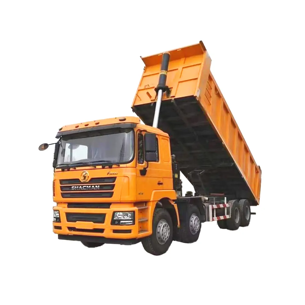 שאקמן X3000 F3000 משומש 8x4 מזבלה 12 צמיגים LHD RHD משאית יד שנייה משאיות כבדות 380HP