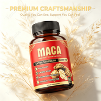 Capsules RTS Maca Complex 8050mg avec Ashwagandha, Ginseng, Tribulus pour un soutien maximal de l'énergie et de la vitalité, capsules Maca Plus