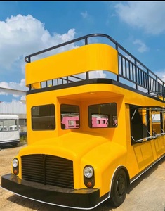 Carrito de <span class=keywords><strong>Comida</strong></span> Móvil de Dos Pisos Amarillo de 26 Pies, Camión de <span class=keywords><strong>Comida</strong></span> Callejera Usado, Panadería, Heladería, <span class=keywords><strong>Comida</strong></span> <span class=keywords><strong>Rápida</strong></span> para Remolque de <span class=keywords><strong>Comida</strong></span> Móvil - Product Image 4