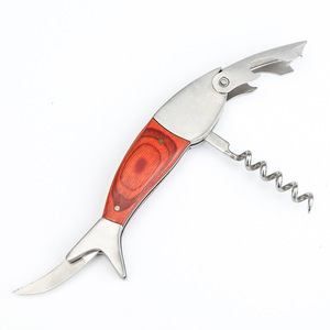 Sacacorchos de Acero Inoxidable con Forma de Pez, Abridor de Botellas de Vino y Cerveza, Diseño Creativo, 12.7 cm, Hecho en Yangjiang - Product Image 4