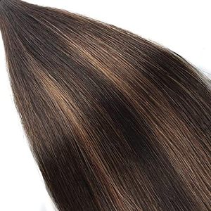 Extensiones de Cabello Humano I-Tip ABH AmazingBeauty, 18 Pulgadas, Marrón Oscuro, <span class=keywords><strong>Castaño</strong></span>, <span class=keywords><strong>Balayage</strong></span>, 50 Mechones, 50 Gramos, para Mujer - Product Image 3