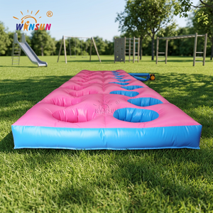 WINSUN CE Pista de Obstáculos Inflable de PVC con Colores y Logotipos Personalizados para Adultos y Niños, Carnaval, Cumpleaños, Alquiler Comercial - Product Image 1