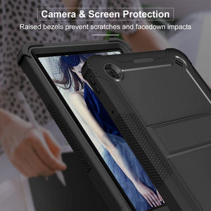 Funda protectora para tableta a prueba de golpes para TCL <span class=keywords><strong>Tab</strong></span> <span class=keywords><strong>10L</strong></span> Gen 2/3 10,1 pulgadas, funda trasera universal, duradera y resistente a caídas - Product Image 3