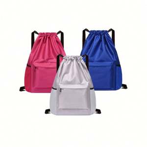 Polyester Bundle Pocket Race Backpack Portable Waterproof Shopping Pack Men Women Outdoor Sports Gym Nylon Shoulder <b>Bag</b> - Product Image 4