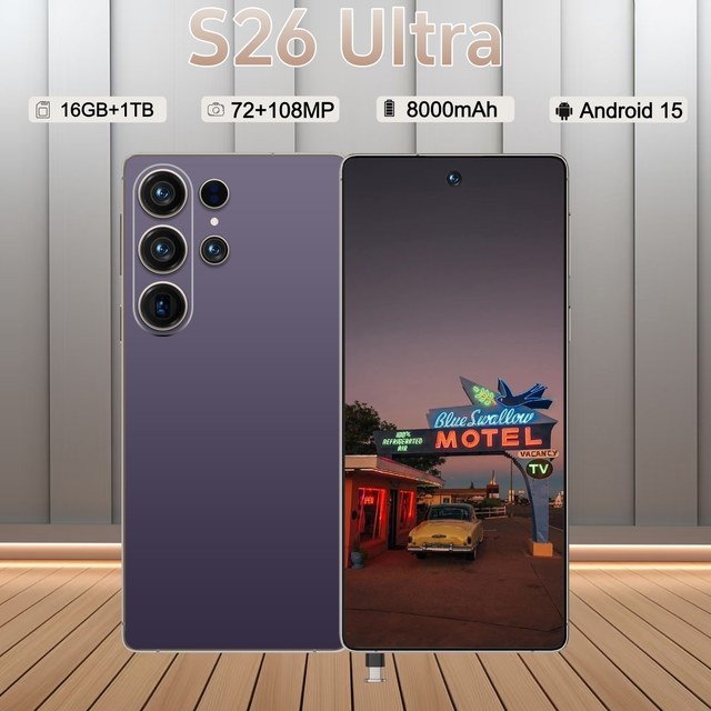 S26 Ultra Fully Unlocked Smartphone 6.9 Inch 5G 16GB+1TB 108MP Rear Cam 10 Core Android 15 Dual SIM OEM 2026