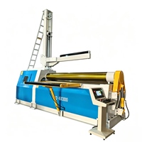 Machine à cintrer les tôles CNC à 4 rouleaux, équipement de pliage de tôles robuste pour la fabrication d'acier inoxydable