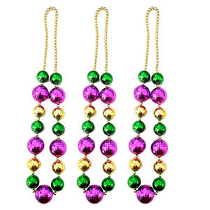 Atest-Cadena de bolas grandes para decoración de fiestas, collar de cuentas de Mardi Gras Jumbo de Nueva York para desfiles, club nocturno y eventos, <span class=keywords><strong>2023</strong></span> - Product Image 5