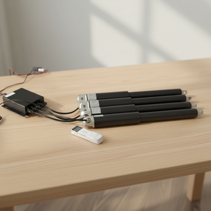 Электрический линейный привод 6000Н 12/24В для синхронного управления подъемной платформой стола с регулировкой высоты, для автодомов и кемперов - Product Image 1