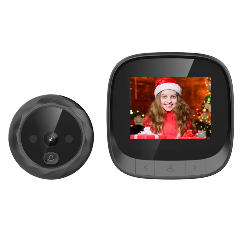 2,4 "LCD-Bildschirm Digital Door Viewer Türklingel Guckloch kamera Foto aufzeichnung kamera Smart Viewer