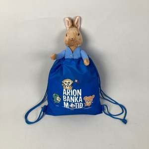 Waterproof Drawstring Bag Custom Drawstring Bags <b>Backpack</b> Drawstring Polyester Bag New <b>Recycle</b> Foldable Nylon <b>Backpack</b> - Product Image 3