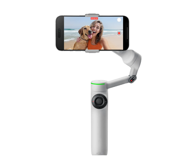 Flow 2 Pro Smartphone Gimbal Stabilizer 3 Axis Handheld Stabilizer with AI Tracking for Vlogging Live Streaming Travel
