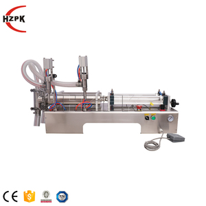 HZPK 100-1000ml יד לשטוף מנגו מיץ חומר ניקוי מים זכוכית בקבוק חצי אוטומטי נוזל מילוי היבואן מכונת