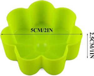 Molde de Silicona Antiadherente Reutilizable para Repostería, Muffins, Pasteles y Mooncakes, con Formas de Utensilios de Repostería y Forros - Product Image 3