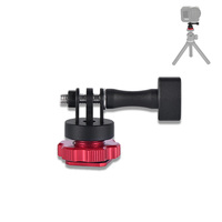 Adaptateur de chaussure chaude en aluminium réglable le plus vendu qui peut connecter plusieurs appareils, technologie CNC et vis 1/4 à vis 3/8