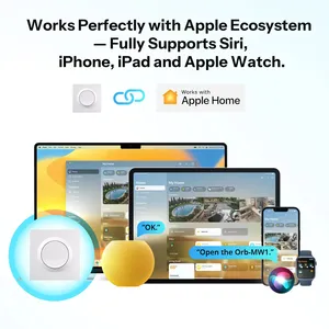Interruptor de Pared Inteligente SONOFF Orb-MW1 Matter Over WiFi MINIR4M-E Serie Fusion, Control por Voz, <span class=keywords><strong>Compatible</strong></span> <span class=keywords><strong>con</strong></span> Google Home, <span class=keywords><strong>Alexa</strong></span> y Apple Home - Product Image 2