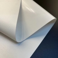 Membrana Impermeable y Resistente a los Rayos UV para Techos de Estacionamiento, 1100GSM, Lona Recubierta de PVC PVDF, Suministro de Fábrica