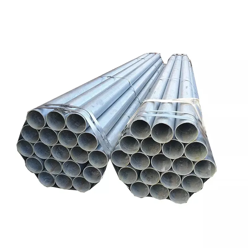 Yapı 63mm galvaniz 1.5mm korkuluk kalınlığı program demir 30 & quot toptan 30x30 kaynaklı kanal ön galvanizli yuvarlak çelik Pip