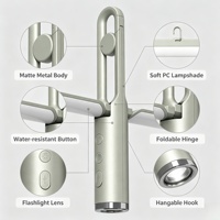 Lampe de camping pliable multifonctionnelle, lampe torche LED puissante, lampe d'avertissement d'ambiance d'urgence pour le camping en plein air