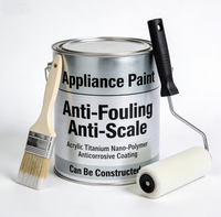 Pintura para Electrodomésticos de Fácil Aplicación, Antiincrustante, Antiescalante, Revestimiento Acrílico de Nano-Polímero de Titanio Anticorrosivo