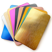 Carte de visite en aluminium peinte par sublimation, carte cadeau en métal, rectangle, transfert thermique par presse à chaud
