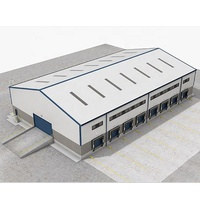 Taller de Construcción de Edificios Metálicos, Almacén de Estructura de Acero Prefabricada, Edificio de Estructura de Acero