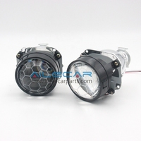AILECAR Projecteur LED 2,5 pouces Super Lumineux pour Voiture, Lampe de Projecteur LED Mini Carrée Bi-LED pour Voiture
