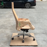 Chaise de bureau cadre en contreplaqué directeur canapé chaise cadre en contreplaqué chaise de directeur cadre en contreplaqué d'eucalyptus