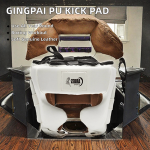 For Professional Leather Rectangular Kick Pad 1pc Breathable Durable Foot Focus Target <b>Dummy</b> Boxing Fitness Training Sandbag - Product Image 2