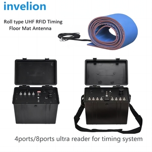 Marathon Đua Thời Gian Hệ Thống UHF RFID Thụ Động 4 Cổng 8 Cổng Reader Với UHF 7dbi Mat Tầng Antenna Smartrac Dogbone Thẻ - Product Image 3