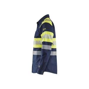 BLAKLADER - 322915178933XXL Camisa multinorm Hi-vis Azul marino/Amarillo-EAN 7330509730157 ROPA DE TRABAJO RESISTENTE A LLAMAS - Product Image 5
