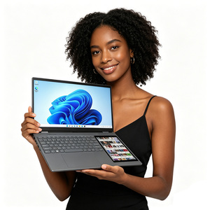 <span class=keywords><strong>Ultrabook</strong></span> de Doble Pantalla al <span class=keywords><strong>Mejor</strong></span> Precio, 15.6\" + 7\" Pantalla Táctil, Función de Reconocimiento Facial con ID Facial, Portátil de Aluminio N95 - Product Image 1