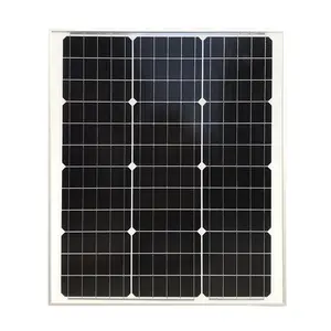 Waterdichte Hoge Efficiëntie 12V 100W Zonnepanelen Solares De 100W Monokristallijne Solar Leverancier Prijs