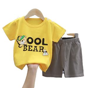 Conjunto de Ropa de Bebé de Lino Orgánico, Simple, Económico, al por Mayor, de Moda de Verano, 100% Algodón, Ropa de Lino para Bebé, Ropa para Niños - Product Image 1