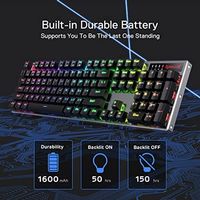 Clavier de jeu mécanique sans fil RGB OEM ODM K556 PRO 104 touches en aluminium, connectivité Tri-mode BT2.4GHz USB-C, performances stables