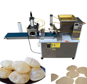 Machine d'aplatissement de pâte alimentaire de rue pâte à collation indienne formant la ligne de coupe de pâte Paratha façonnage de Parota - Product Image 2
