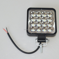 Feux de travail LED pour véhicule tout-terrain 85 mm 3030 16 LED 48 W 4x4 carré, pièces et accessoires automobiles, systèmes d'éclairage automobile, éclairage automobile