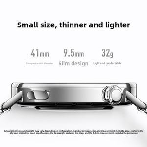 <span class=keywords><strong>Montre</strong></span> connectée <span class=keywords><strong>Mijia</strong></span> S4 41 mm avec bracelet en fluororubber, surveillance de la santé (oxygène sanguin, sommeil), contrôle via l'application <span class=keywords><strong>Xiaomi</strong></span> - Product Image 2
