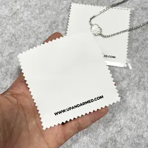 Wholesale Custom Logo Soft Microfiber Jewelry Cleaning Cloth Premium Polishing Embossed Printing Cleaning Cloth
